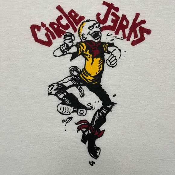 Vintage 80s Circle Jerks T-Shirt - Picture 2 of 5